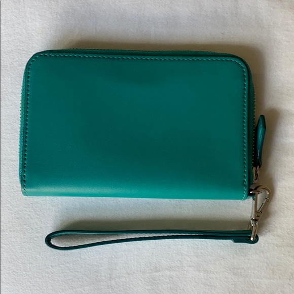 Turquoise Vera Bradley Wallet - Picture 2 of 4